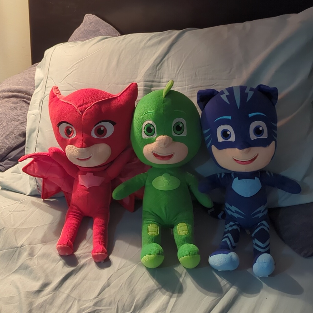 Set of PJ Masks Plushies